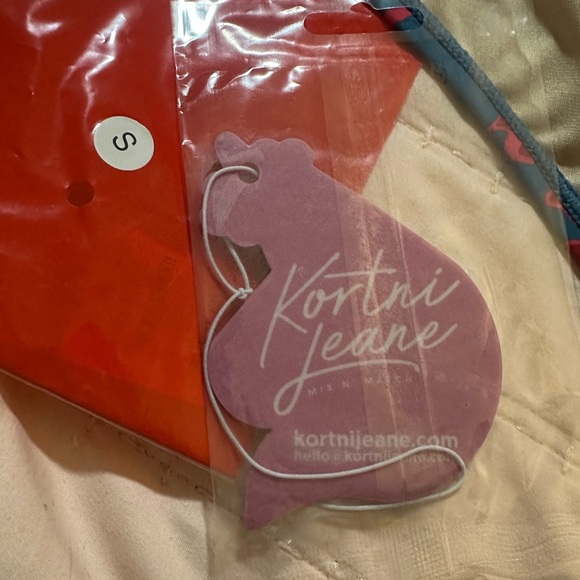 KORTNI JEANE High-Waisted Swim Bottoms “Vibrant Leopard” Sz S - NWT - Picture 4 of 8